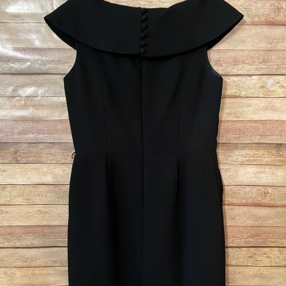 Calvin Klein Women’s Retro Style Black Crepe Cocktail Dress Size: 8 - Picture 6 of 8